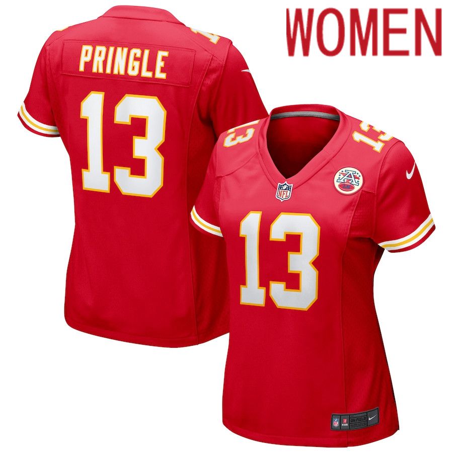 Women Kansas City Chiefs 13 Creed Humphrey Nike Red Game NFL Jersey